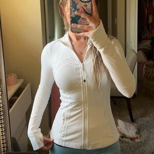 white lululemon define jacket